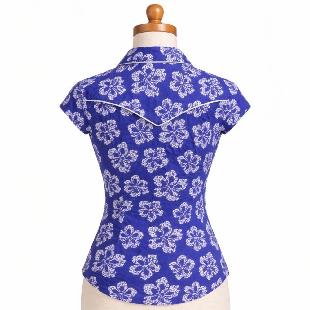 Angel Ranch Western Pearl Snap Shirt – Women’s Small - Picture 4 of 7